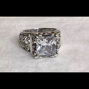 Beautiful SILPADA rings Sterling 925 
Filigree “Uptown" CZ
 Sizes 5